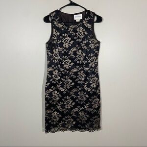 Hugo Buscati Floral Lace Sleeveless Dress